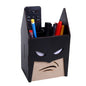 K.King Batman Style Pen Stand with Remote & Stationery Holder – MDF Desk Organizer for Office Desk, Study Table & Home Workspace