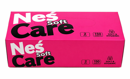 Ultra Soft Car Facial Tissue Box – Premium Car Tissue Paper for Dashboard, Seat Pocket & Console Use Sheets 75 Cartoon PKG 72
