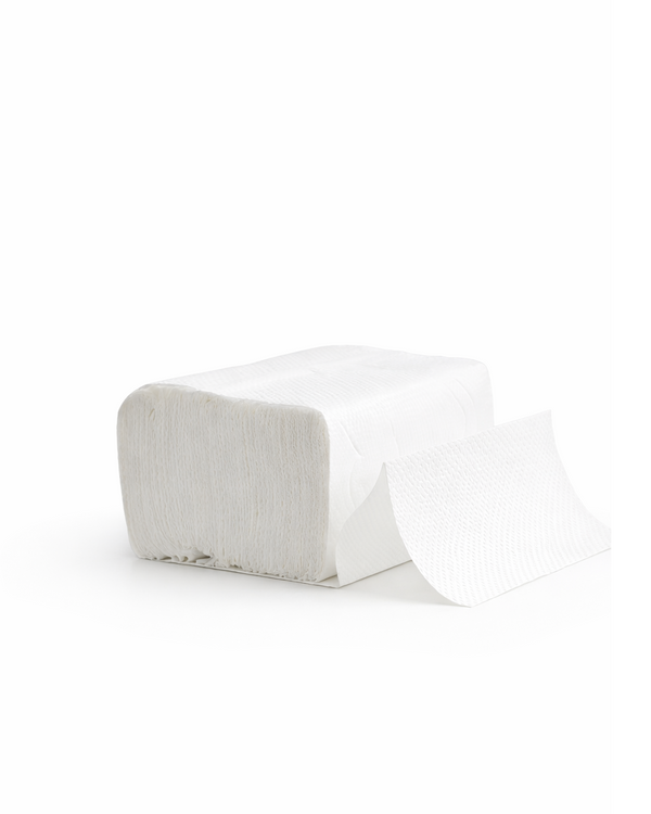 K.King Plain M Fold Paper Towels – 1 Ply Hand Towels (20x21 cm) | 100 Sheets | Commercial Washroom Tissue | Bulk Carton Pack 90