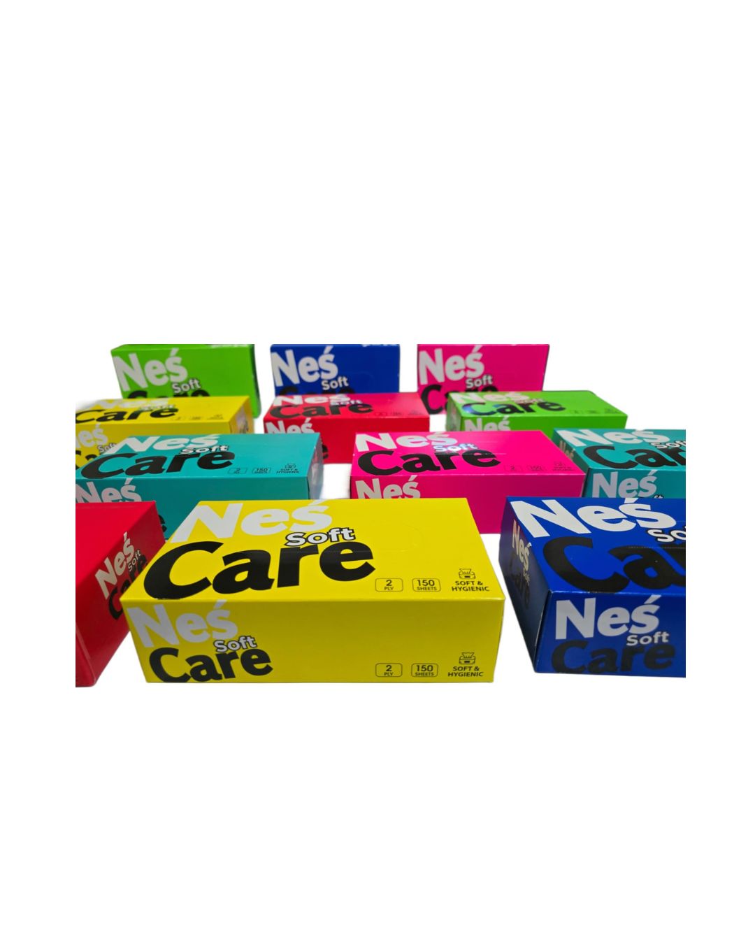 Ultra Soft Car Facial Tissue Box – Premium Car Tissue Paper for Dashboard, Seat Pocket & Console Use Sheets 75 Cartoon PKG 72
